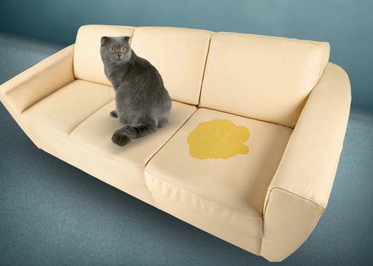 Why does the cat pee on my bed?