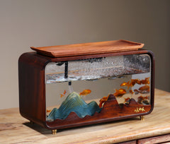 A designed desktop aquarium