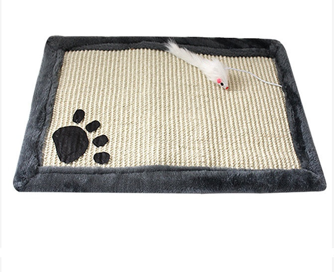 Cat scratching blanket