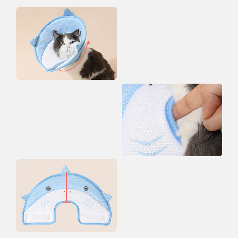 Soft collar for a cat