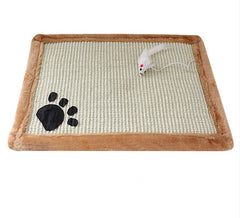 Cat scratching blanket