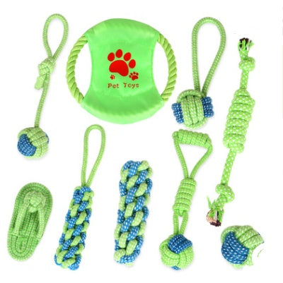 toy dog bite cleaning tooth toy set