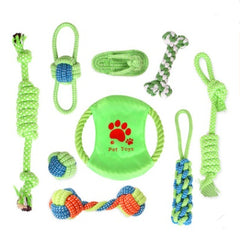 toy dog bite cleaning tooth toy set