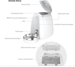 Automatic WiFi Smart App Feeder Food Dispenser
