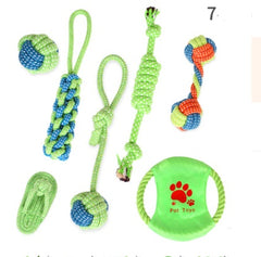 toy dog bite cleaning tooth toy set