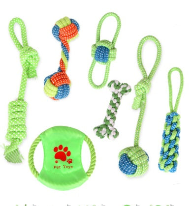 toy dog bite cleaning tooth toy set