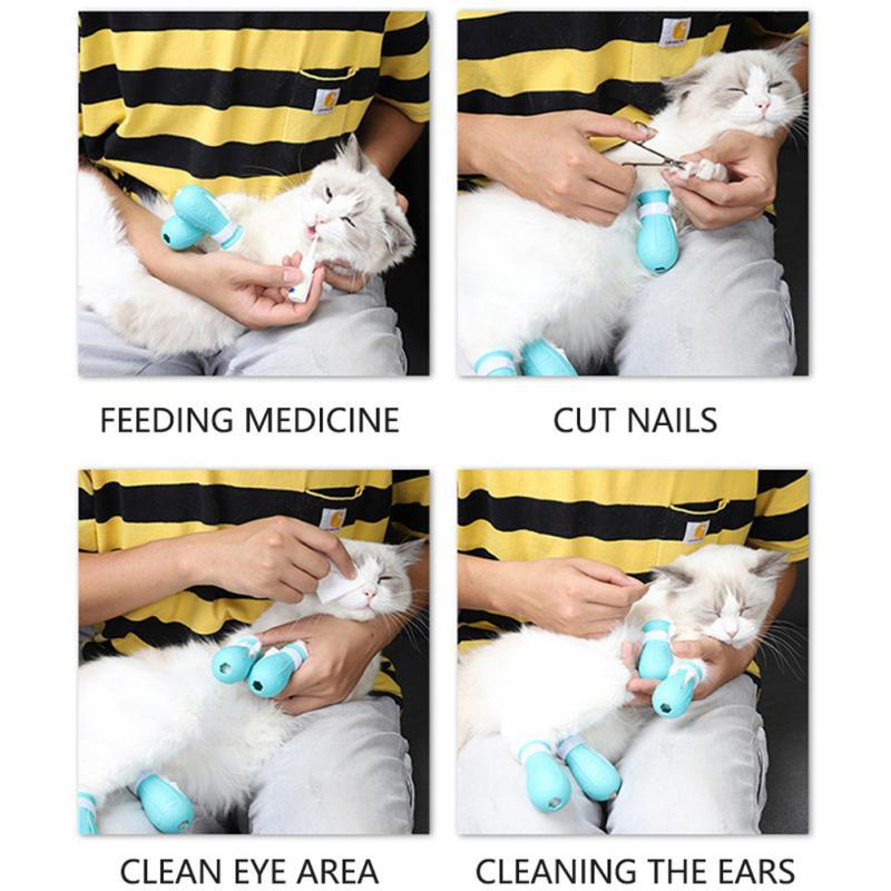 djustable Cat Foot Claw Cover Anti-Scratch Prickly Nail