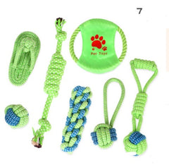 toy dog bite cleaning tooth toy set