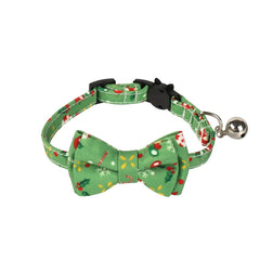 Christmas Bow Tie Dog Collar