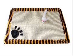Cat scratching blanket