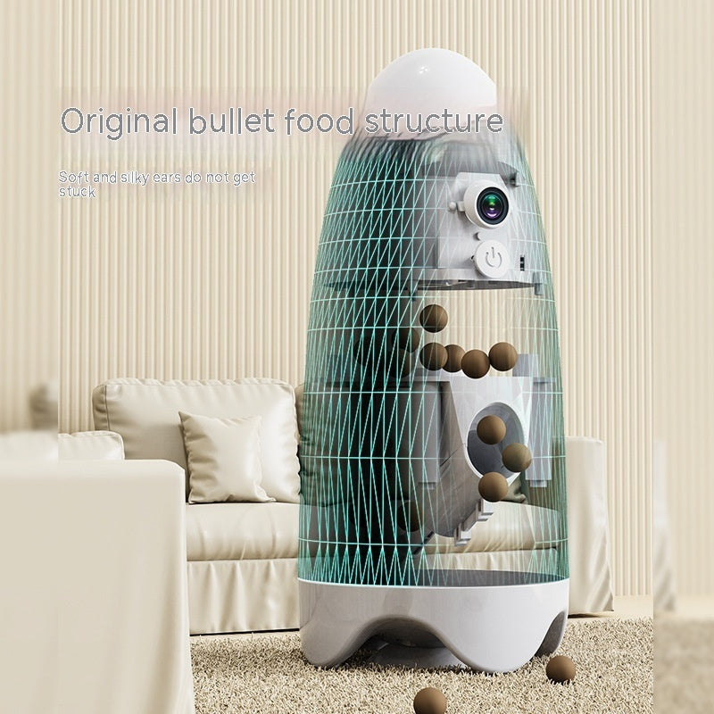 Smart Pet Play With Camera Play Tableware Cat And Dog Feeder