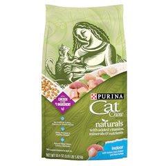 Purina Cat Chow Hairball, Healthy Weight, Indoor, Natural Dry Cat Food, Naturals Indoor - (Pack of 4) 3.15 lb. Bags