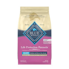 Blue Buffalo Life Protection Formula Adult Small Breed Dry Dog Food, Supports High Energy Needs, Made with Natural Ingredients, Chicken & Brown Rice Recipe, 5-lb. Bag