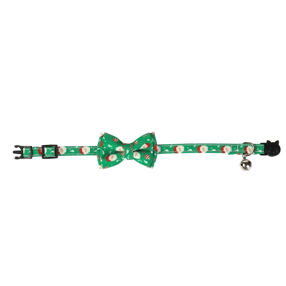 Christmas Bow Tie Dog Collar