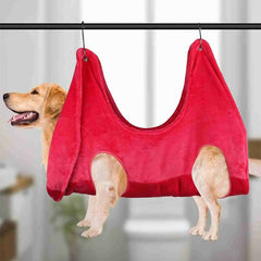 Pet Dog Cat Grooming Hammock Harnes
