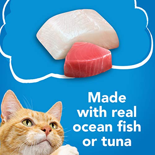 Purina Friskies Wet Cat Food Variety Pack, Oceans of Delight Flaked & Prime Filets - 5.5 oz. Cans (Pack of 40)
