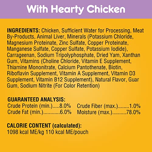 PEDIGREE CHOPPED GROUND DINNER Adult Soft Wet Dog Food 30-Count Variety Pack, 3.5 oz Pouches (Pack of 30)
