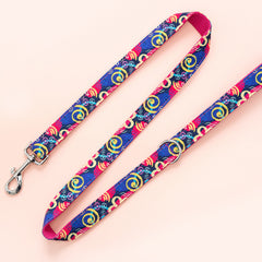 Graffiti Pet Collar Traction Rope Set