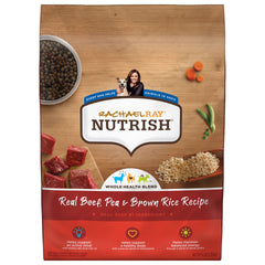 Rachael Ray Nutrish Premium Natural Dry Dog Food with Added Vitamins, Minerals & Taurine, Real Beef, Pea, & Brown Rice Recipe, 6 Pounds (Packaging May Vary)