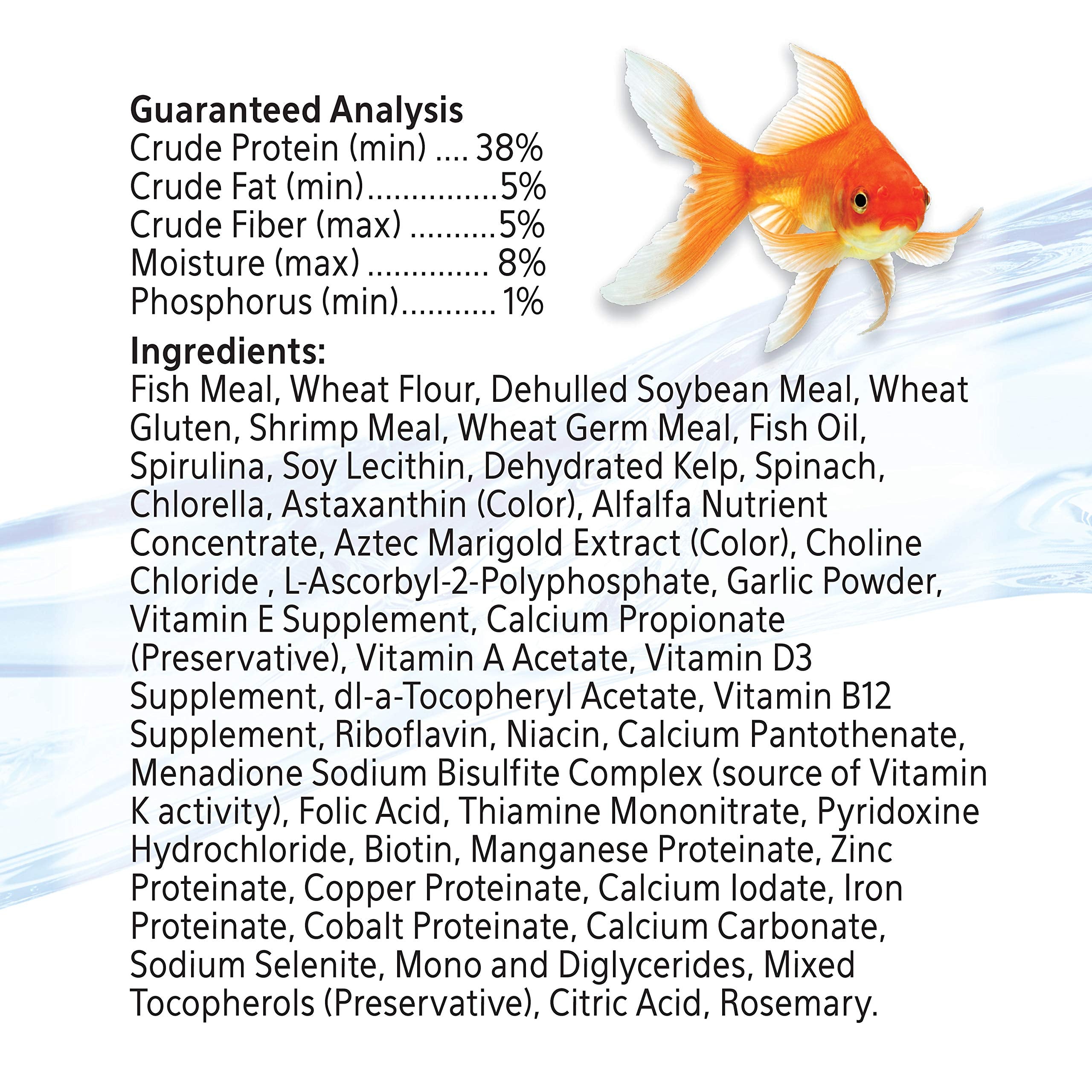 Aqueon Goldfish Fish Food Flakes, 7.12 Ounces