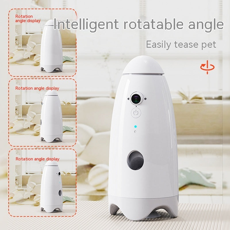 Smart Pet Play With Camera Play Tableware Cat And Dog Feeder