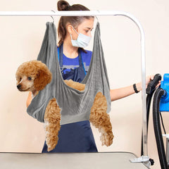 Pet Dog Cat Grooming Hammock Harnes